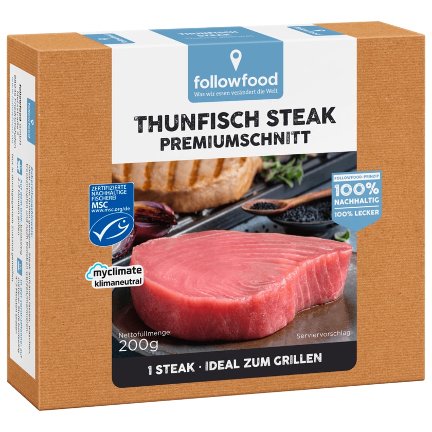 Followfood Thunfisch Steak 200g